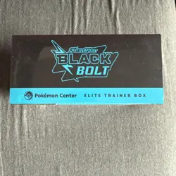 Pokemon TCG Black Bolt Pokemon Center Elite Trainer Box ETB New & Sealed - Image 3