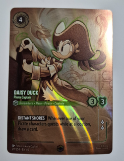 Disney Lorcana Azurite Sea Enchanted Daisy Duck Pirate Captain English NM Rare - Image 2