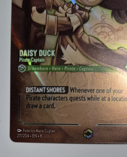 Disney Lorcana Azurite Sea Enchanted Daisy Duck Pirate Captain English NM Rare - Image 3