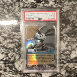 Disney Lorcana D23 Collection Oswald The Lucky Rabbit #06 Promo Foil PSA 10 - Image 1