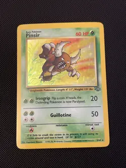 Pinsir - 9/64 - Pokemon Jungle Unlimited Holo Rare Card WOTC NM - Image 1