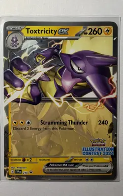 Toxtricity ex-215 (Illustration Contest 2024) 215 Sv:Scarlet & Violet Promo Card - Image 1