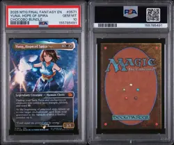 2025 MTG FINAL FANTASY CHOCOBO BNDLE SSP #0571 YUNA, HOPE OF SPIRA GRADED PSA 10 - Image 3