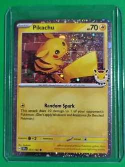 Pikachu (Pokemon Day 2026) 051/162 30th Anniversary Cosmos Holo - Image 1