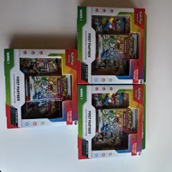 (3 Total) Pokemon TCG First Partner Illustration Collection Series One Box, NIB - Image 1