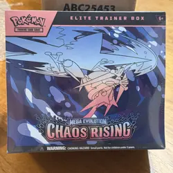 Pokemon TCG Chaos Rising Elite Trainer Box ETB ✅ BRAND NEW FACTORY SEALED ✅ - Image 1