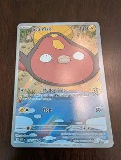 Pokemon TCG Stunfisk Illustration Rare WHT 118/086 NM - Image 1
