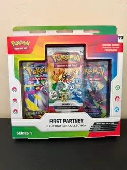 Pokemon First Partner Illustration Collection Series 1 FACTORY SEALED (x8) - Image 1