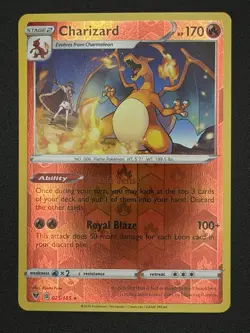 Pokemon Vivid Voltage - Charizard Reverse Holo 025/185 - Image 1