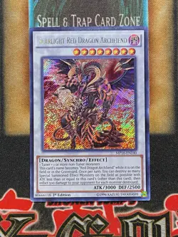 Yugioh Scarlight Red Dragon Archfiend MP16-EN140 Secret Rare 1st Ed NM - Image 1