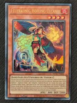 Feuerkonig Hofling Ulcanix Ultra Rare MP25-DE262 NM DE YUGIOH - Image 1