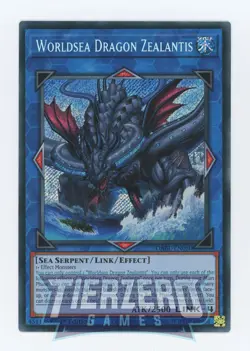 Yugioh DABL-EN050 - Worldsea Dragon Zealantis - Secret Rare - Image 1