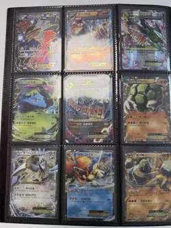 Used) Korea Pokemon Card Binder Collection Lot XY EX SR GX DP Full Art Rare Holo - Image 5