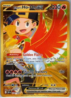 Ethan's Ho-Oh ex 239/182 SV10: Destined Rivals - Pokemon Card - NM - Image 1