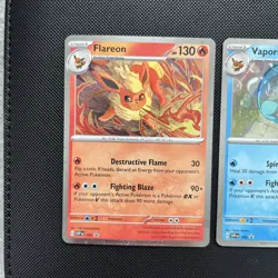 Flareon Vaporeon Jolteon SVP 167 168 169 Cosmos Holo Promo Pokemon Cards - Image 3