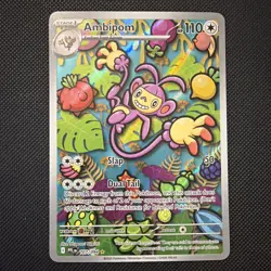 Ambipom 107/094 Pokemon TCG Phantasmal Flames Illustration Rare NM - Image 1