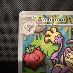 Ambipom 107/094 Pokemon TCG Phantasmal Flames Illustration Rare NM - Image 2