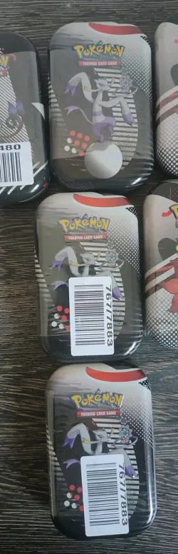 Pokemon TCG Black Bolt And White Flare Unova Mini Tin Set of 8, TOTAL OF 18 - Image 4