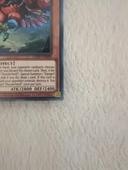 GFTP-EN090 Danger! Thunderbird Ultra Rare 1st Edition LP Yugioh Card - Image 5
