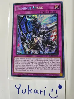 Dominus Spark BLZD-EN077 Blazing Dominion 1st Edition YuGiOh TCG NM - Image 1