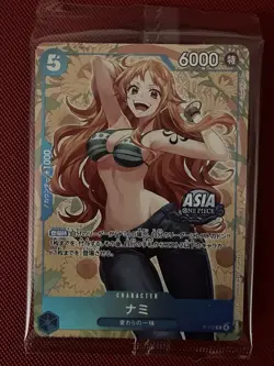 Nami P-112 P ASIA Promo Mini-tin Pack Set vol.2 ONE PIECE Card Japanese Sealed - Image 1