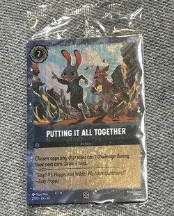 Disney Lorcana Putting It All Together 27/P3 Promo Card from Zootopia 2 - Image 2