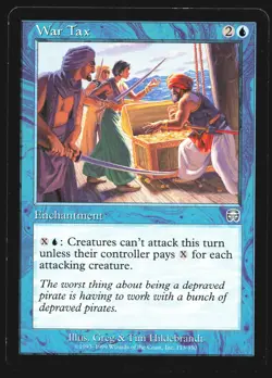 MTG Card Mercadian Masques War Tax 113 Uncommon - Image 1