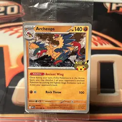 Archeops Pokemon TCG Promo Card Fossil Field Museum Chicago Exclusive Sealed - Image 2