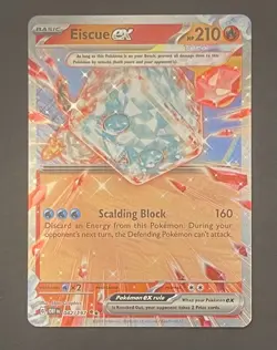 Pokemon Card Eiscue EX 042/197 Obsidian Flames - Near Mint - Image 1
