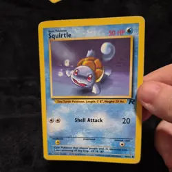 Squirtle 68/82 Common Team Rocket Pokemon Card LP - Image 1
