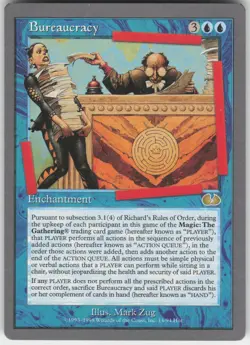 Bureaucracy Unglued Rare Magic: The Gathering NM/M - Image 1