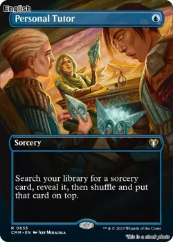 Personal Tutor (Borderless) EN [CMM - 633] - NM TCG MTG - Image 1