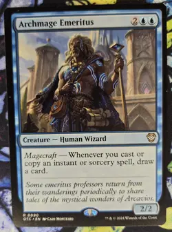 Archmage Emeritus | Commander: Outlaws of Thunder Junction OTC | R0090 NM MTG - Image 1