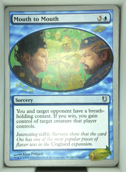 Mouth to Mouth - Unhinged - MtG Magic the Gathering NM - U033 - Image 1