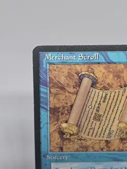 Magic The Gathering TCG Merchant Scroll Homelands MTG Blue Vintage WOTC '95 - Image 2