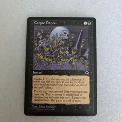 MTG Corpse Dance Tempest Regular Near Mint NM) - Image 1