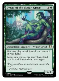 1x MTG Dryad of the Ilysian Grove - Commander Masters Rare! NM Mint - Image 1