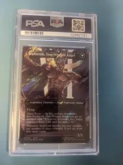Magic: The Gathering Final Fantasy Sephiroth (Surge Foil) (Borderless) PSA 9 - Image 2