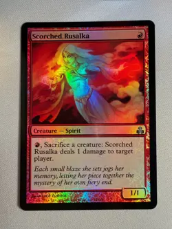 Magic the Gathering - Scorched Rusalka Foil - Guildpact - Image 1