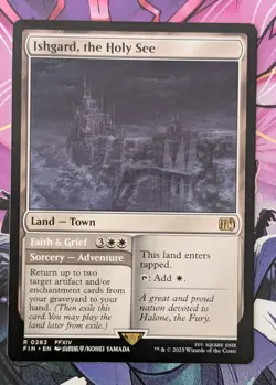 MTG Final Fantasy Rare ISHGARD THE HOLY SEE NM - Image 1