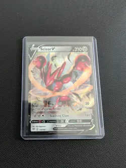 Pokemon TCG Scizor V Darkness Ablaze 118/189 Holo Ultra Rare Lp - Image 1