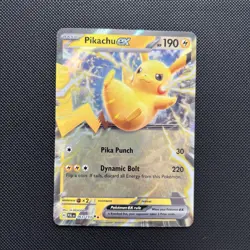 Pikachu ex 063/193 RR Holo Paldea Evolved Pokemon Card - NM - Image 1