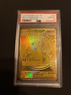 Mega Charizard Y ex 294/217 Me: Ascended Heroes Mega Hyper Rare Holo ENG PSA 10 - Image 1