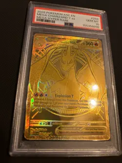 Mega Charizard Y ex 294/217 Me: Ascended Heroes Mega Hyper Rare Holo ENG PSA 10 - Image 3