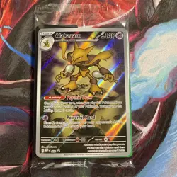 Alakazam 009 Pokemon Mega Evolution ETB Promo Holo Card Sealed - Image 1