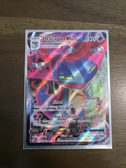 2020 Pokemon Dragapult VMAX #093/192 Rebel Clash Ultra Rare Holo - Image 1