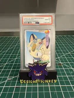 PSA 10 - 1998 POKEMON JPN BANDAI ANIME COLLECTION #25 TEAM ROCKET - Image 1