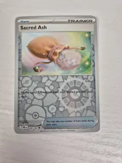 168/182 Sacred Ash Reverse Holo Card Destined Rivals NM Pokemon TCG - Image 1