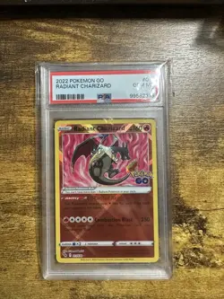 2022 Pokemon GO Radiant Charizard #011 PSA 10 GEM MINT Holo Rare - Image 1