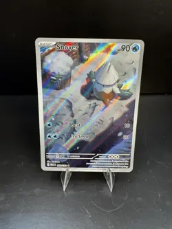 Snover 140/132 Illustration Rare Mega Evolution Pokemon TCG - Image 1